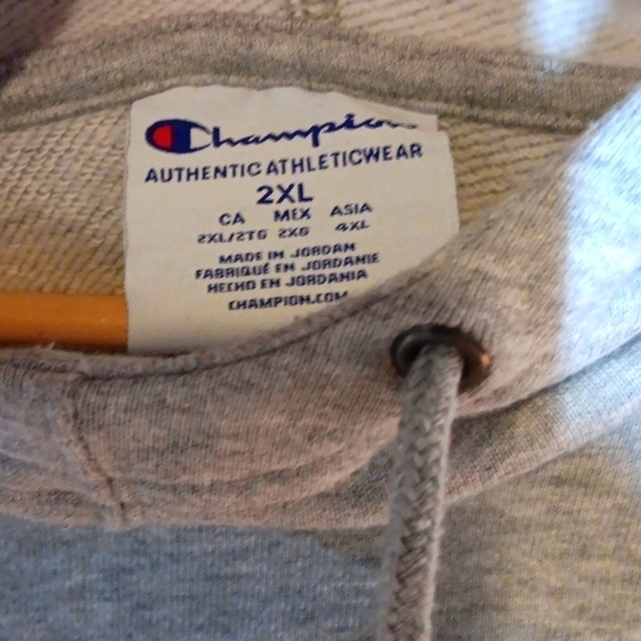 University of Washington Hoodie 2XL Champion sweatshirt grey - Picture 4 of 6